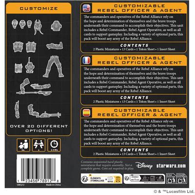 Star Wars: Legion - Customizable Rebel Officer & Agent | Dragon's Lair Comics and Fantasy Houston TX