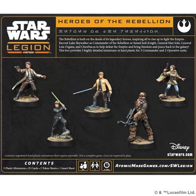 Star Wars: Legion - Heroes of the Rebellion Character Pack | Dragon's Lair Comics and Fantasy Houston TX