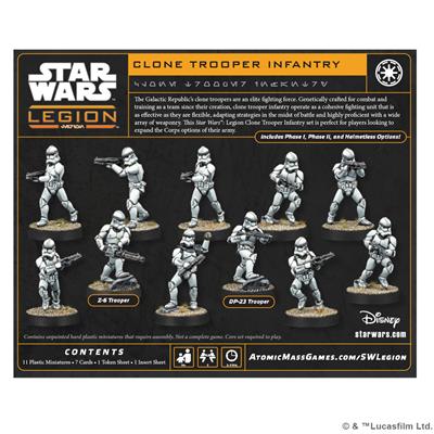 Star Wars Legion:  Clone Trooper Infantry | Dragon's Lair Comics and Fantasy Houston TX