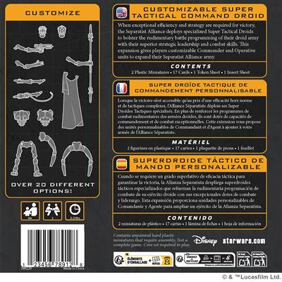 Star Wars Legion:  Customizable Super Tactical Command Droid | Dragon's Lair Comics and Fantasy Houston TX