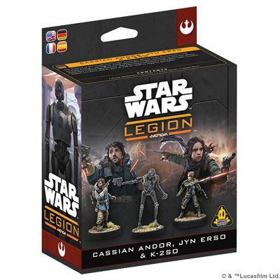 Star Wars Legion:  Cassian Andor, Jyn Erso & K-2SO | Dragon's Lair Comics and Fantasy Houston TX