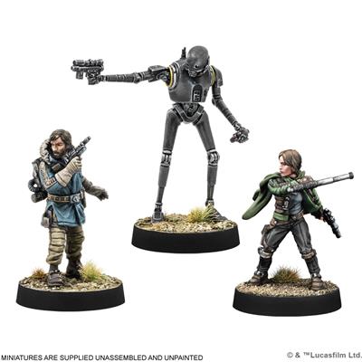 Star Wars Legion:  Cassian Andor, Jyn Erso & K-2SO | Dragon's Lair Comics and Fantasy Houston TX