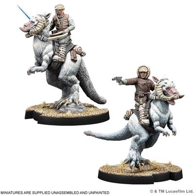 Star Wars Legion:  Captain Solo & Commander Skywalker on Tauntauns | Odin's Place