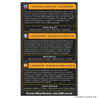 Star Wars Legion: Mandalorian Leaders | Odin's Place