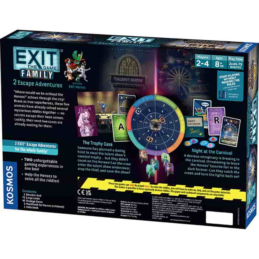 Exit: Family - 2 Escape Adventures Vol. 2 - The Trophy Case and Night at the Carnival | Odin's Place