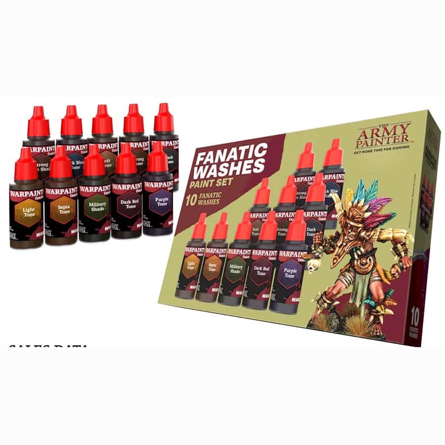 Army Painter Fanatic Washes Paint Set | Dragon's Lair Comics and Fantasy Houston TX