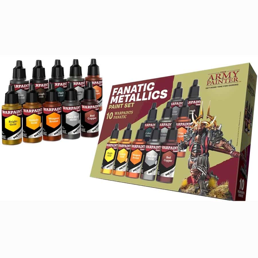Army Painter Fanatic Metallics Paint Set | Dragon's Lair Comics and Fantasy Houston TX