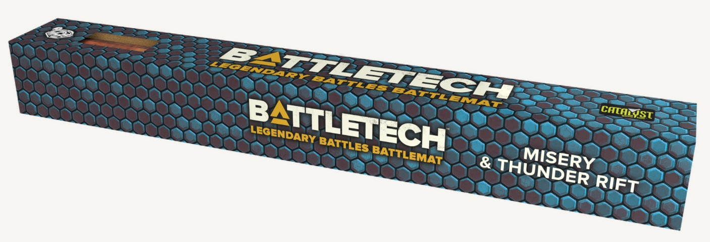 BattleTech: BattleMat - Legendary Battles - Thunder Rift / Misery | Dragon's Lair Comics and Fantasy Houston TX