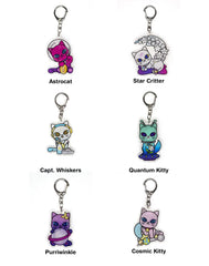 tokidoki Galactic Cats Acrylic Keychain Blind Box | Dragon's Lair Comics and Fantasy Houston TX