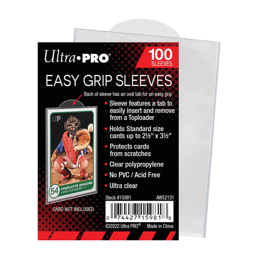 Ultra Pro: Easy Grip Sleeves (2.5 inch X 3.5 inch) | Dragon's Lair Comics and Fantasy Houston TX