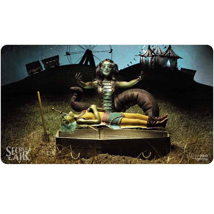 Ultra Pro Magic the Gathering Playmat Secret Lair Mar 2024 - Diabolical Dioramas Playmat: Gravebreaker Lamia | Dragon's Lair Comics and Fantasy Houston TX