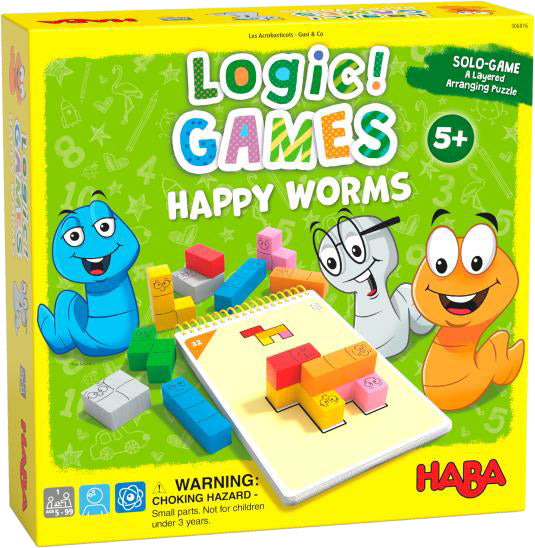 Logic Games: Happy Worms | Dragon's Lair Comics and Fantasy Houston TX