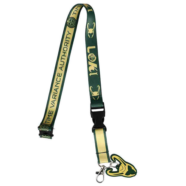 Bioworld Marvel Loki Time Variance Authority Lanyard | Dragon's Lair Comics and Fantasy Houston TX