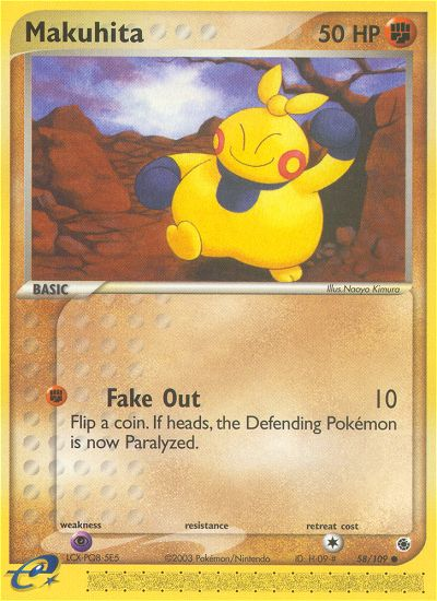 Makuhita (58/109) [EX: Ruby & Sapphire] | Dragon's Lair Comics and Fantasy Houston TX