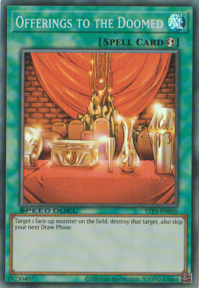 Offerings to the Doomed [STP3-EN010] Super Rare | Dragon's Lair Comics and Fantasy Houston TX