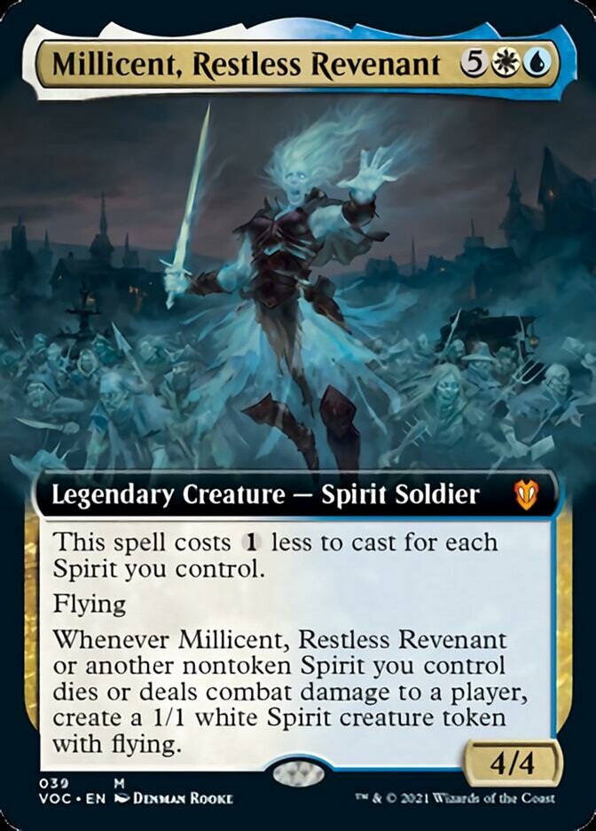 Millicent, Restless Revenant (Extended Art) [Innistrad: Crimson Vow Commander] | Dragon's Lair Comics and Fantasy Houston TX