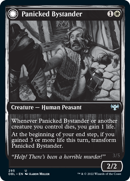 Panicked Bystander // Cackling Culprit [Innistrad: Double Feature] | Dragon's Lair Comics and Fantasy Houston TX