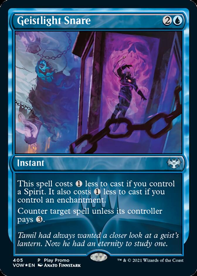 Geistlight Snare (Play Promo) [Innistrad: Crimson Vow] | Dragon's Lair Comics and Fantasy Houston TX