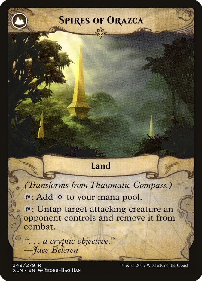 Thaumatic Compass // Spires of Orazca [Ixalan] | Dragon's Lair Comics and Fantasy Houston TX