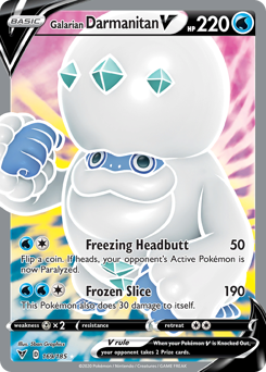 Galarian Darmanitan V (169/185) [Sword & Shield: Vivid Voltage] | Dragon's Lair Comics and Fantasy Houston TX