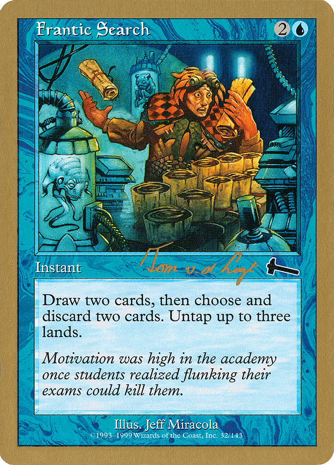Frantic Search (Tom van de Logt) [World Championship Decks 2000] | Dragon's Lair Comics and Fantasy Houston TX