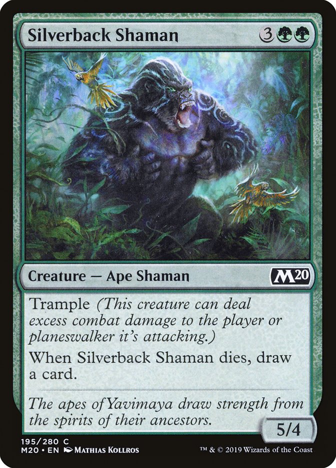 Silverback Shaman [Core Set 2020] | Dragon's Lair Comics and Fantasy Houston TX