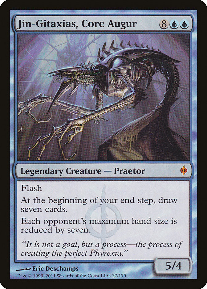Jin-Gitaxias, Core Augur [New Phyrexia] | Dragon's Lair Comics and Fantasy Houston TX