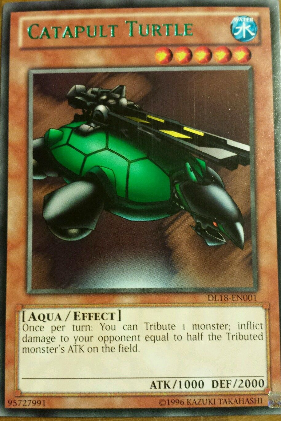 Catapult Turtle (Green) [DL18-EN001] Rare | Dragon's Lair Comics and Fantasy Houston TX