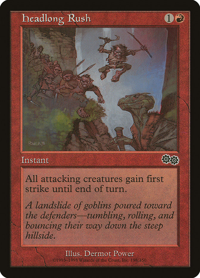 Headlong Rush [Urza's Saga] | Dragon's Lair Comics and Fantasy Houston TX