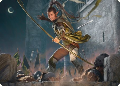 Legolas, Counter of Kills Art Card [The Lord of the Rings: Tales of Middle-earth Art Series] | Dragon's Lair Comics and Fantasy Houston TX