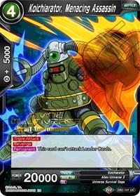 Koichiarator, Menacing Assassin (Divine Multiverse Draft Tournament) (DB2-141) [Tournament Promotion Cards] | Dragon's Lair Comics and Fantasy Houston TX