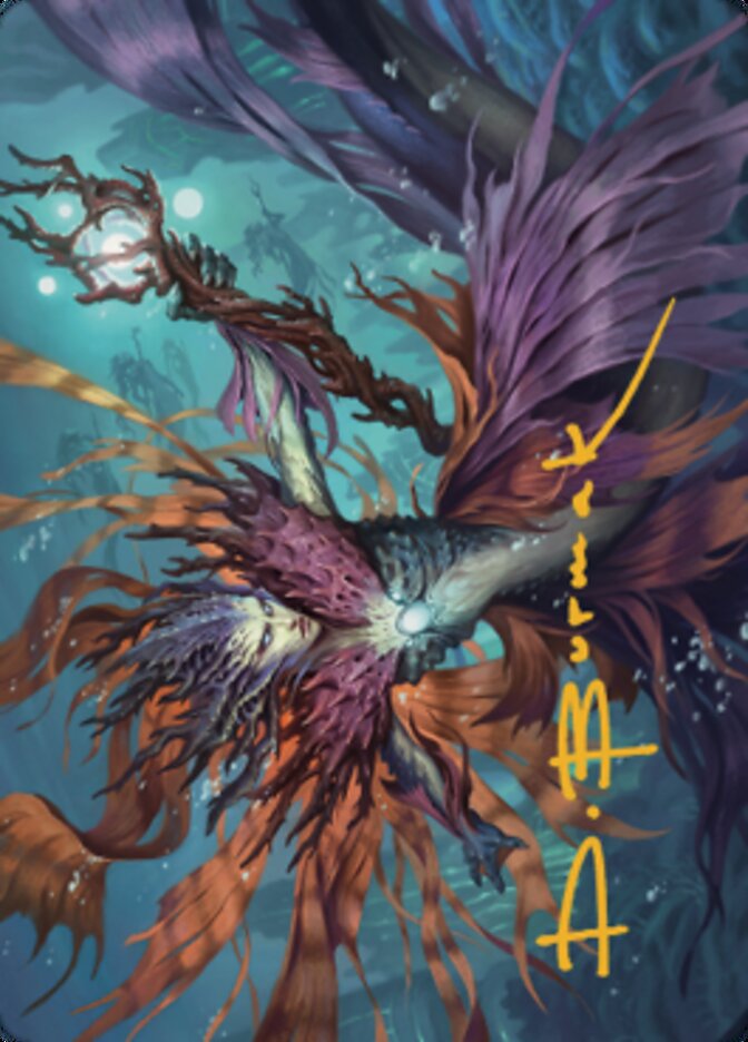 Vodalian Hexcatcher Art Card (Gold-Stamped Signature) [Dominaria United Art Series] | Dragon's Lair Comics and Fantasy Houston TX
