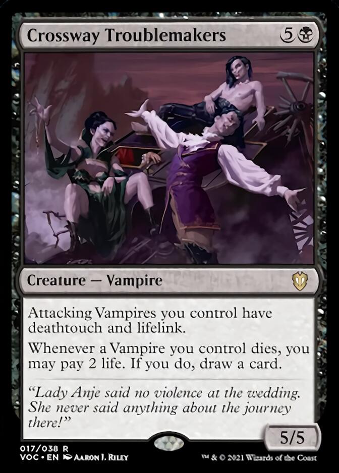Crossway Troublemakers [Innistrad: Crimson Vow Commander] | Dragon's Lair Comics and Fantasy Houston TX