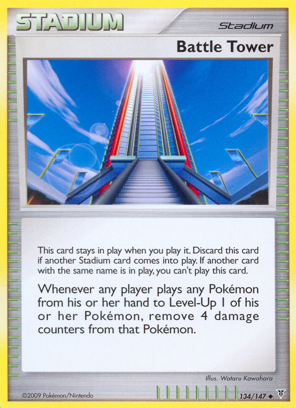 Battle Tower (134/147) [Platinum: Supreme Victors] | Dragon's Lair Comics and Fantasy Houston TX