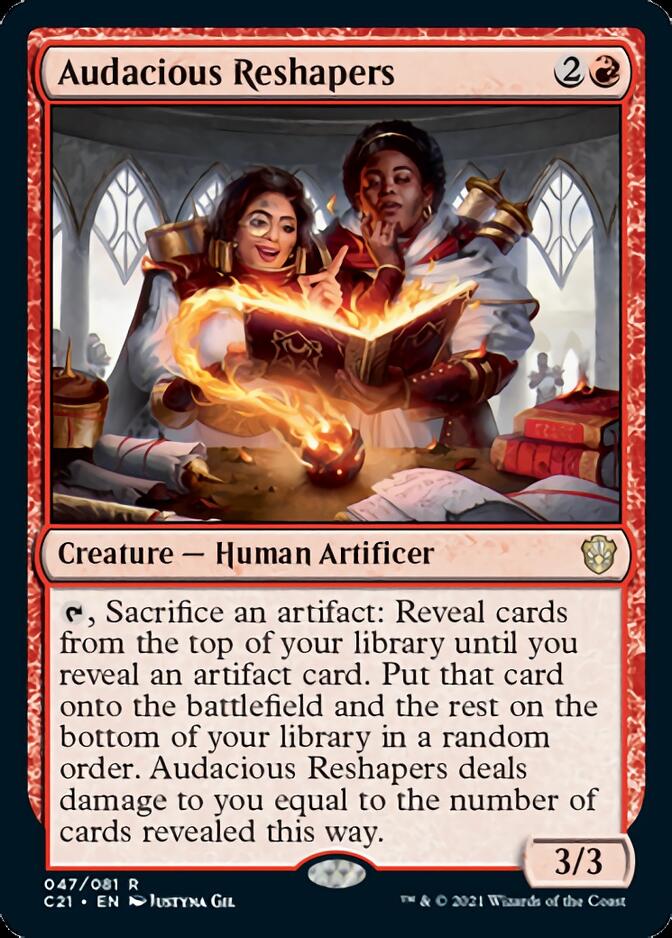 Audacious Reshapers [Commander 2021] | Dragon's Lair Comics and Fantasy Houston TX