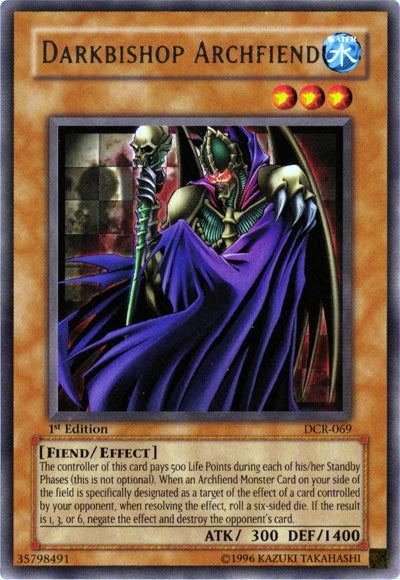 Darkbishop Archfiend [DCR-069] Rare | Dragon's Lair Comics and Fantasy Houston TX