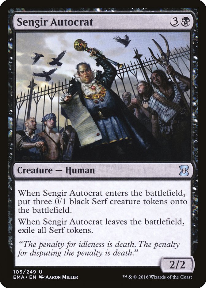 Sengir Autocrat [Eternal Masters] | Dragon's Lair Comics and Fantasy Houston TX