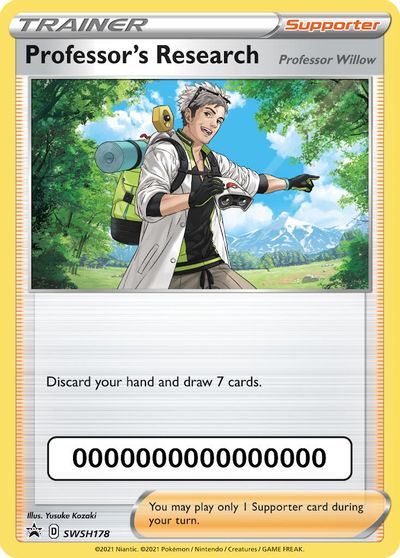 Professor's Research (SWSH178) (Pokemon Go Code) [Sword & Shield: Black Star Promos] | Odin's Place