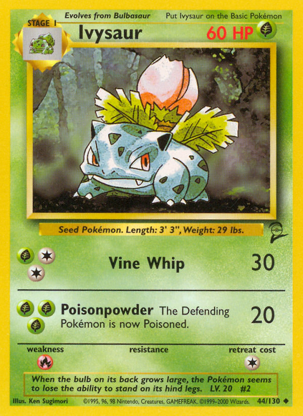 Ivysaur (44/130) [Base Set 2] | Dragon's Lair Comics and Fantasy Houston TX