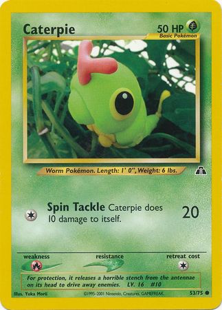 Caterpie (53/75) [Neo Discovery Unlimited] | Dragon's Lair Comics and Fantasy Houston TX