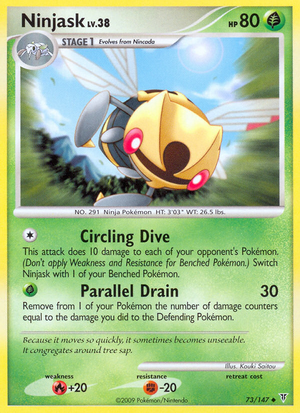 Ninjask (73/147) [Platinum: Supreme Victors] | Dragon's Lair Comics and Fantasy Houston TX