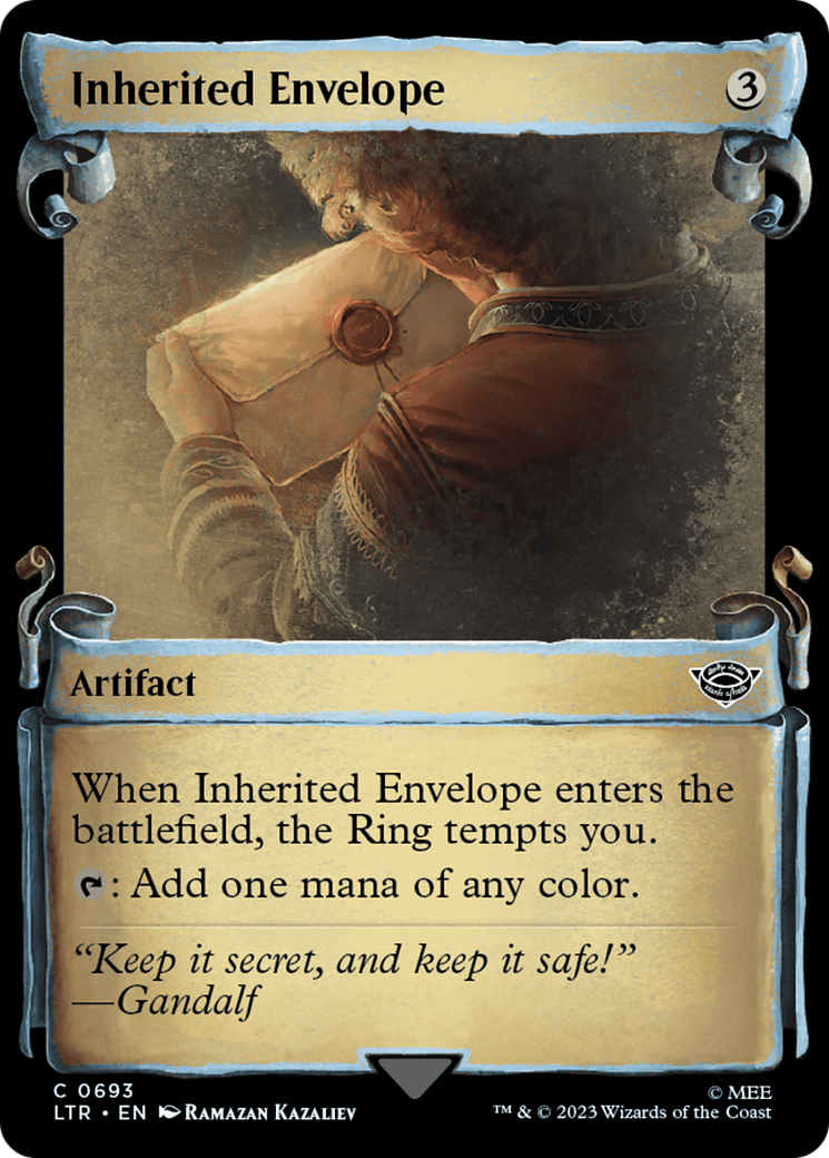 Inherited Envelope [The Lord of the Rings: Tales of Middle-Earth Showcase Scrolls] | Dragon's Lair Comics and Fantasy Houston TX