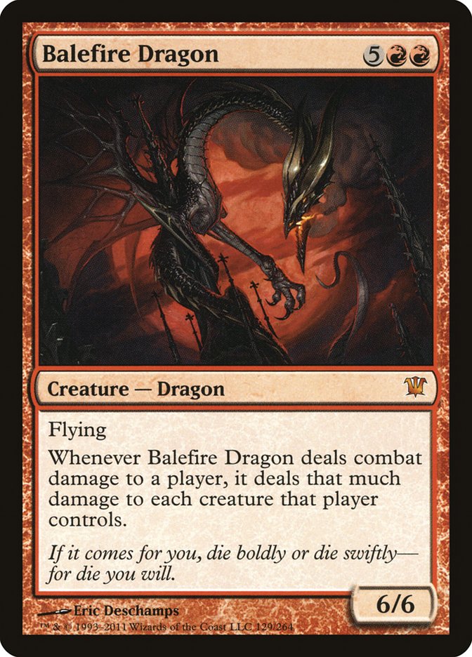 Balefire Dragon [Innistrad] | Dragon's Lair Comics and Fantasy Houston TX