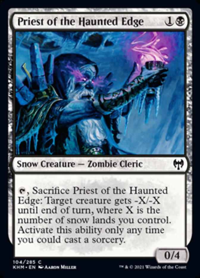 Priest of the Haunted Edge [Kaldheim] | Dragon's Lair Comics and Fantasy Houston TX