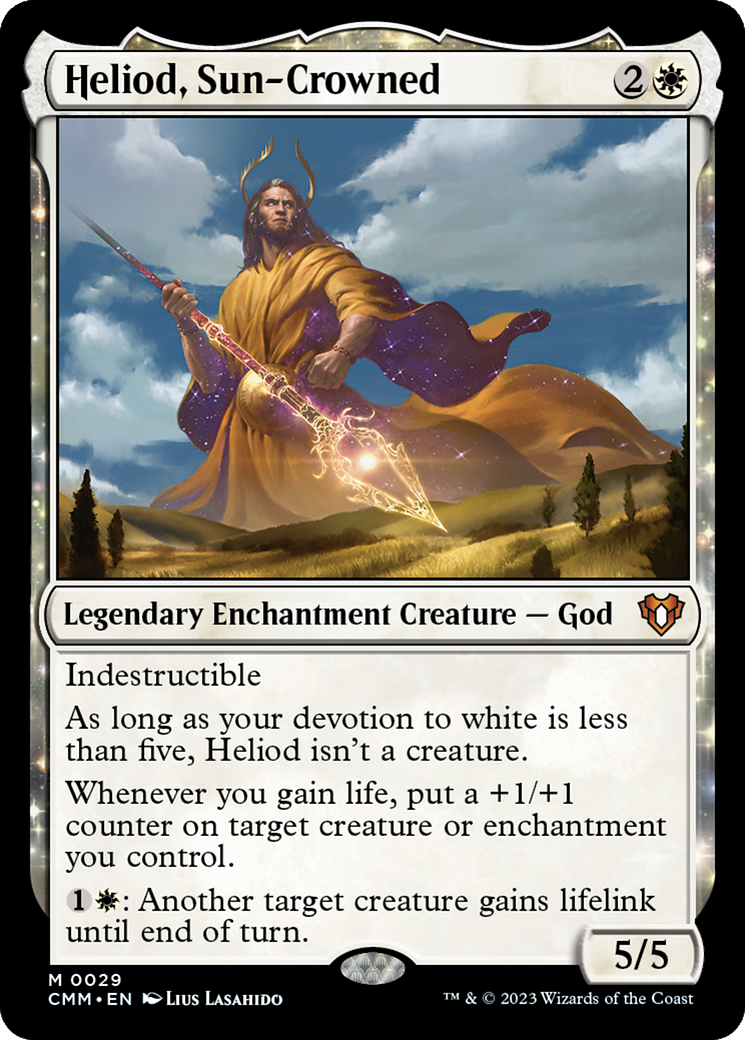 Heliod, Sun-Crowned [Commander Masters] | Dragon's Lair Comics and Fantasy Houston TX