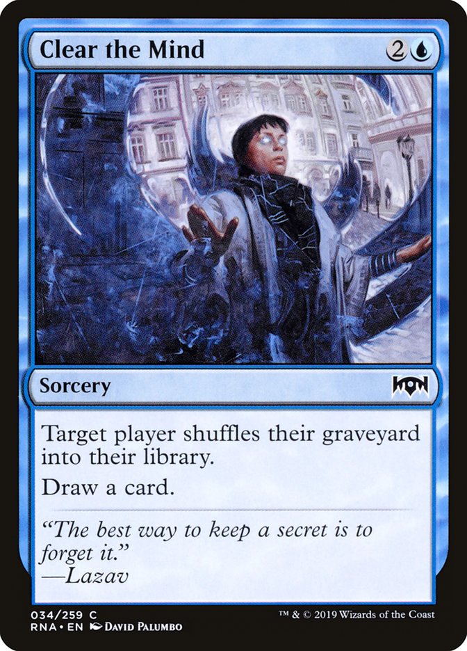 Clear the Mind [Ravnica Allegiance] | Dragon's Lair Comics and Fantasy Houston TX
