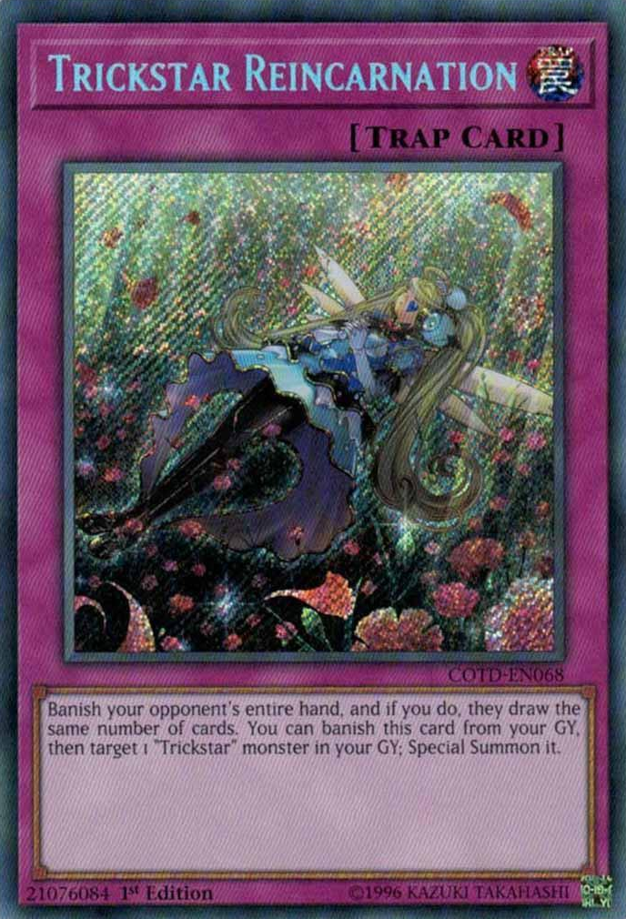 Trickstar Reincarnation [COTD-EN068] Secret Rare | Dragon's Lair Comics and Fantasy Houston TX
