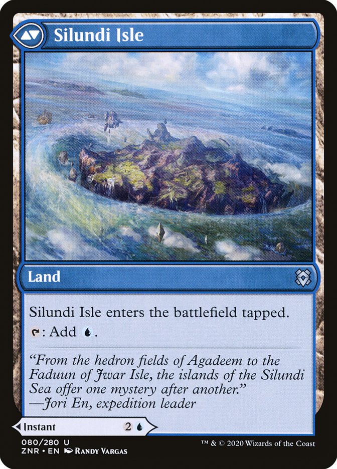 Silundi Vision // Silundi Isle [Zendikar Rising] | Dragon's Lair Comics and Fantasy Houston TX