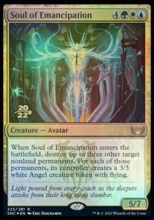 Soul of Emancipation [Streets of New Capenna Prerelease Promos] | Dragon's Lair Comics and Fantasy Houston TX