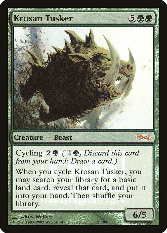 Krosan Tusker [Friday Night Magic 2003] | Dragon's Lair Comics and Fantasy Houston TX